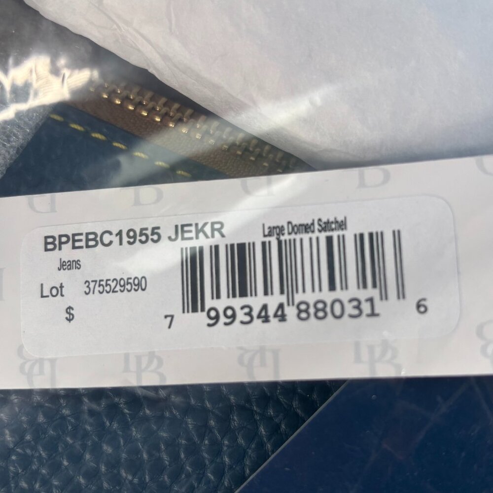 Dooney & Bourke Pebble Grain LARGE Domed Satchel/Shoulder Bag/Crossbody Bag - Picture 15 of 15